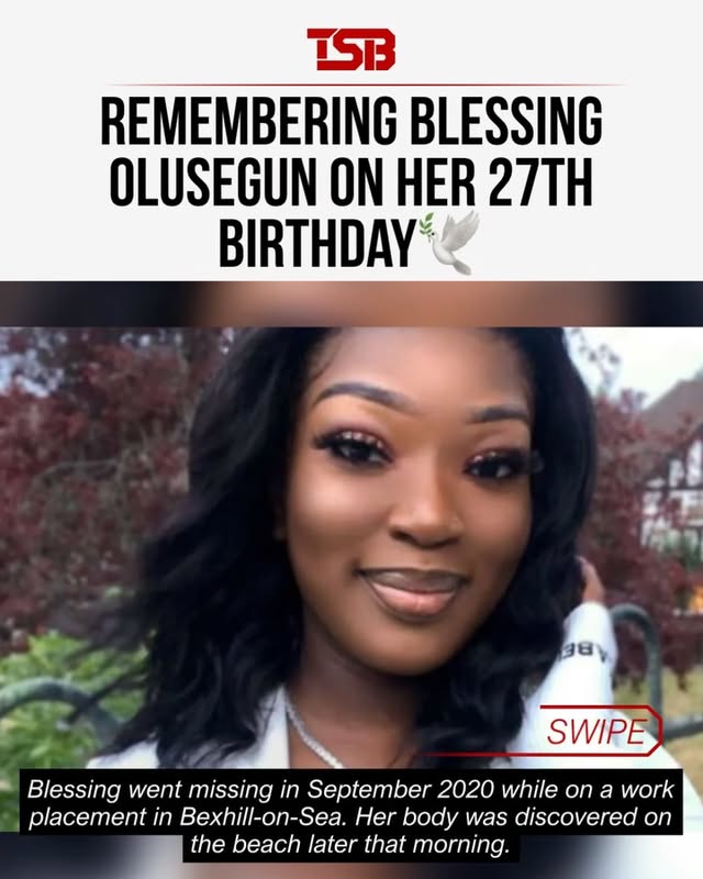 Today, loved ones and supporters are remembering Blessing Olusegun on what would have been her 27th birthday🤍🕊️ Blessing’s memory continues to live on through those who loved her and the ongoing calls for justice in her name.Rest In Peace Blessing Olusegun❤️#TSBThePeople #TSB by @theshadeborough
