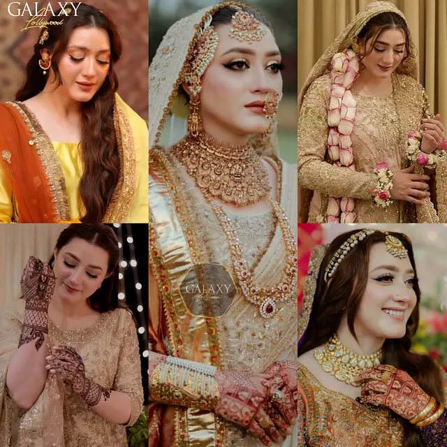 Momina Iqbal dazzled in timeless traditional looks throughout her wedding festivities, serving pure elegance at every event ❤️ #MominaIqbal