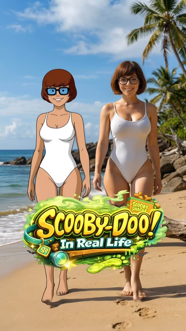 Solving Mysteries in Style 👻🔥 | Scooby Doo Catwalk! #pixverse #pixverseai #catwalk #scoobydoo by @cartoonrealism0