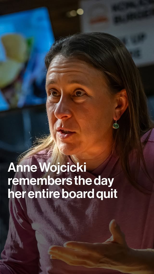 In 2024, the entire board of 23andMe resigned after a disagreement over taking the company private. Anne Wojcicki sits down with Emily Chang on The Circuit to discuss her reaction to the sudden departures and whether anyone made it into her personal "burn book." Tap the link in bio to watch the full episode. by @emilychangtv