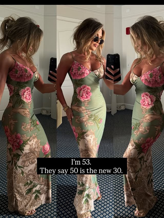 This is 53 
Just me… with an hourglass shape 🔥⏳
Feeling better at 53 than I did in my 30s 
In my favorite dress - on my favorite island - with a few of my favorite people 

That’s it. That’s the post.

♥️Body brought to you by the 
Better You Nutrition & Workout Program
Personalized meals •macros• recipes 
Video demonstrated workouts 
Link in my bio 

Comment Dress for the link 💋

#fitnessmotivation #hourglass #curves #muscle #fitover50