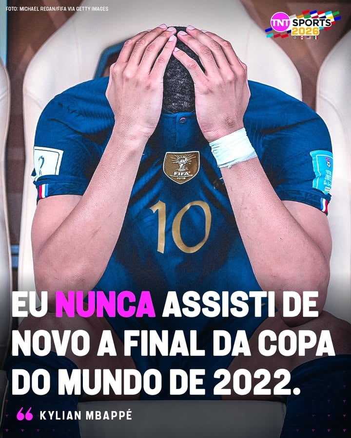 "PODE ACORDAR ALGUNS DEMÔNIOS!" 😰😨 Um trauma que ainda é muito difícil de esquecer... Kylian Mbappé desabafou ao relembrar a final da última Copa do Mundo, quando a França caiu nos pênaltis diante da Argentina de Lionel Messi! ❌🏆

Crédito: Sorare

#MFM #TNTSports2026