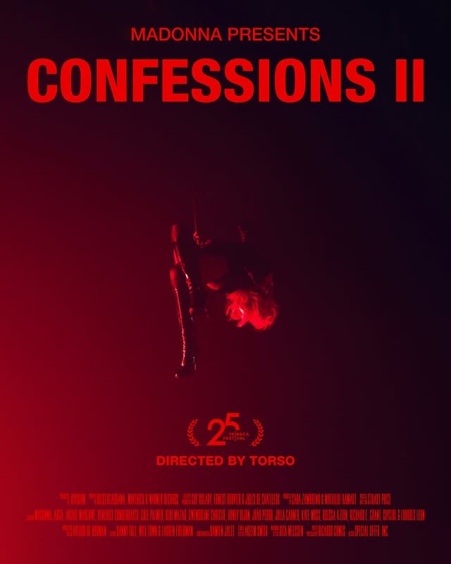 CONFESSIONS II THE FILM has arrived.

June 8th, 11am EST only on @youtube 

See you tonight @tribeca !
@dolcegabbana