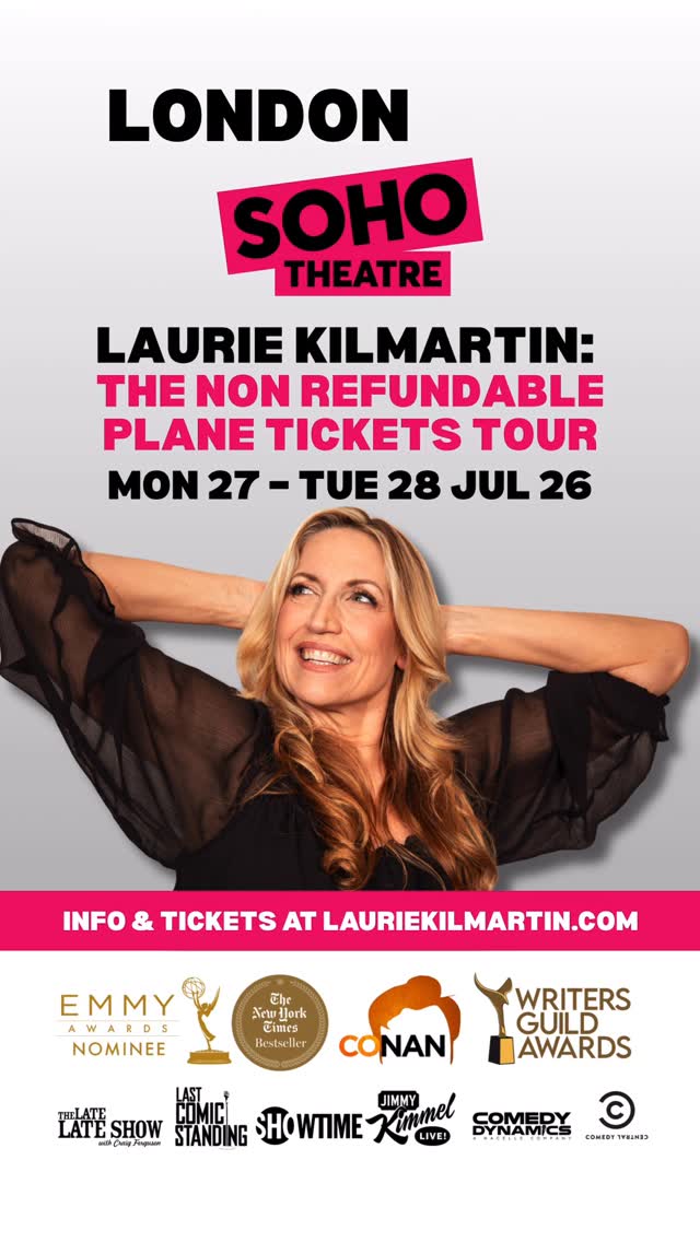 London! Two nights only! @sohotheatre July 27-28th#sohotheatre #ukcomedy #standupcomedy by @anylaurie16