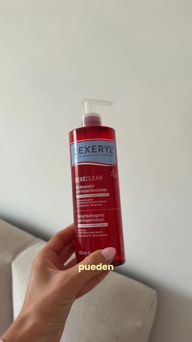 Publi. No todo son pieles perfectas!! Me gusta enseñaros mi piel real y contaros que productos me ayudan a reducir mis granitos, ya sabéis que desde hace meses uso Dexeclear y se ha convertido en mi limpiador favorito @dexerylspain ❤️#Dexeryl#DexerylDexeclear by @andreanoguero