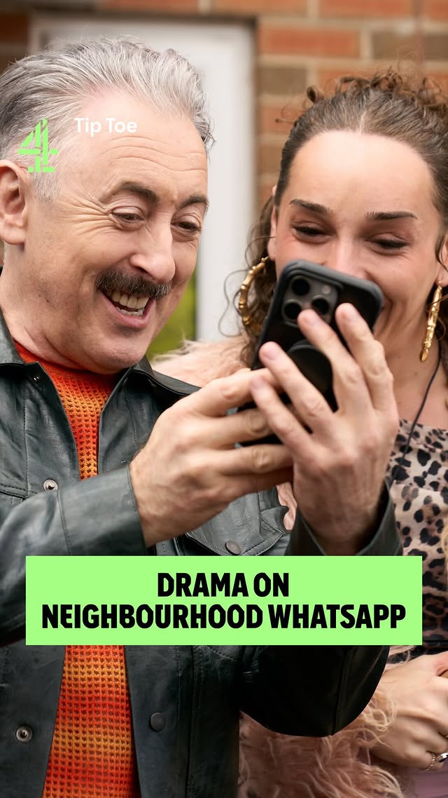 The neighbourhood WhatsApp chat is always full of drama, especially if Russell T Davies is involved #TipToe by @russelltdavies63