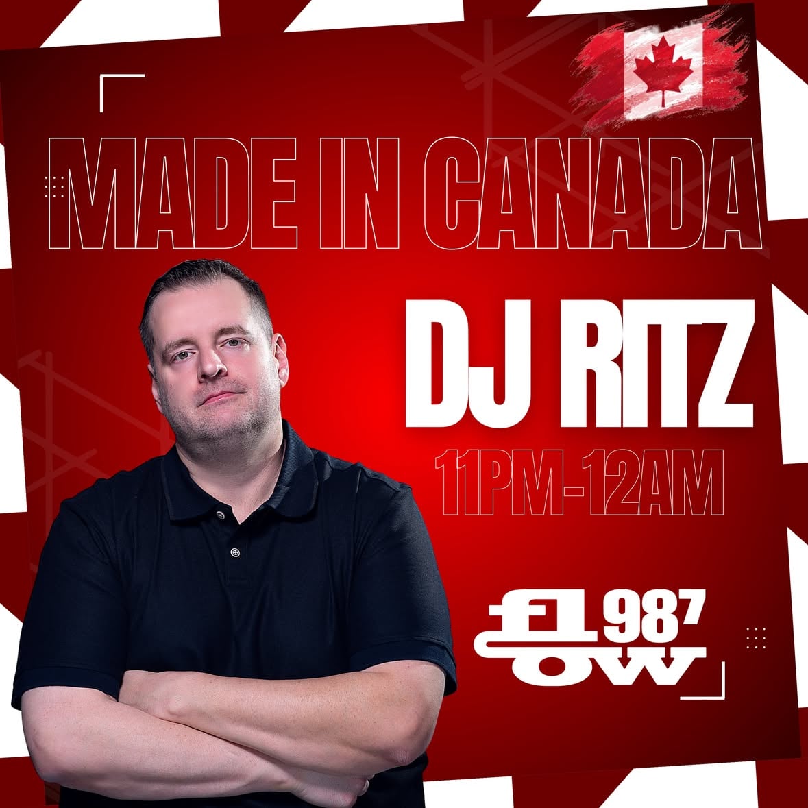 At 11:00pm, DJ Ritz showcases homegrown talent with “Made In Canada,” highlighting the country’s emerging and established artists.#DjRitz #MadeInCanada #Flow987fm