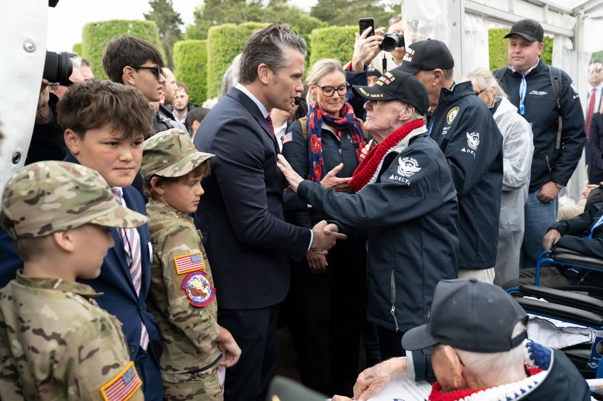 Eighty-two years ago, Allied forces stormed the beaches of Normandy into the hell of war — answering the call of duty in defense of freedom.

Today, we honor their courage, remember their sacrifice, and remain forever grateful for the liberty they secured for generations to come.