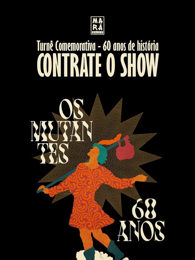 Marque nesse post: festivais, casas de shows e produtores ou produtoras da sua cidade!!
A hora é AGORA!!
.
Os Mutantes 60 anos 🪄
.
Em breve anunciaremos novas daras 👀
#osmutantes