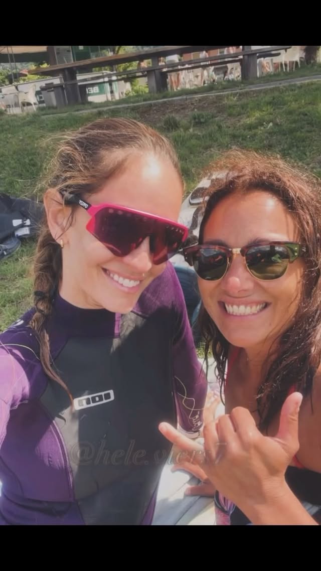 Stupenda ❤️❤️ @helenaprestess @javi_martine7 #helevier #kitesurf #kitesurfing_school #helenaprestes