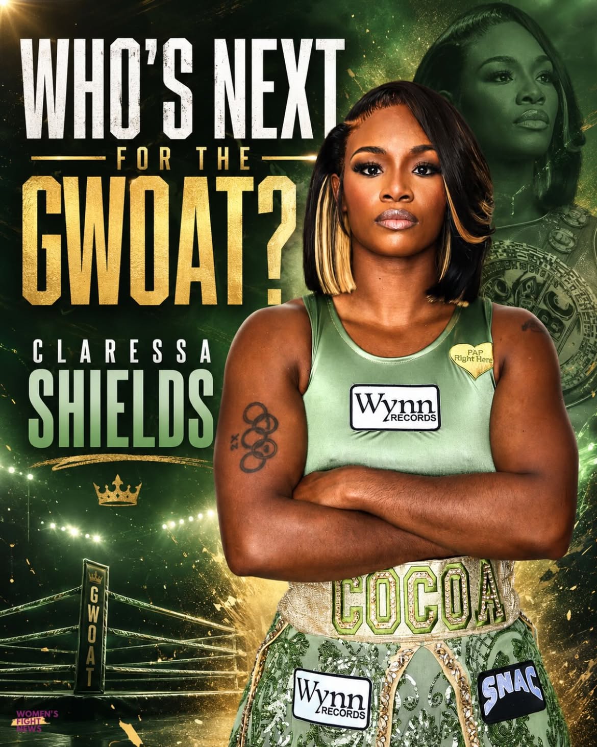 The GWOAT keeps rewriting boxing history 👑

Claressa Shields is still undefeated. Still undisputed. Still setting standards nobody else has touched.

✅ 18-0
✅ Current undisputed heavyweight champion
✅ Three-division undisputed champion
✅ Five-division world champion
✅ Two-time Olympic gold medallist
✅ The only boxer — male or female — to hold all four major belts in three different weight classes

After another dominant win over Franchon Crews-Dezurn, the question is simple…

Who is actually next for Claressa Shields? 👀

Does she stay at heavyweight? Move again? Chase another legacy fight?

Drop your pick below 👇
Who should the GWOAT face next?