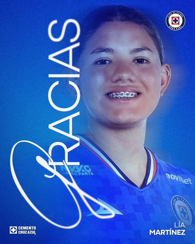 Hoy termina la etapa de @martinez_lia29 como Celeste. Gracias por todo el trabajo, entrega, dedicación y compromiso que tuviste al portar estos colores. Te deseamos todo el éxito del mundo en tus siguientes proyectos. #AzulDePorVida 🚂💙 by @cruzazulfemenil