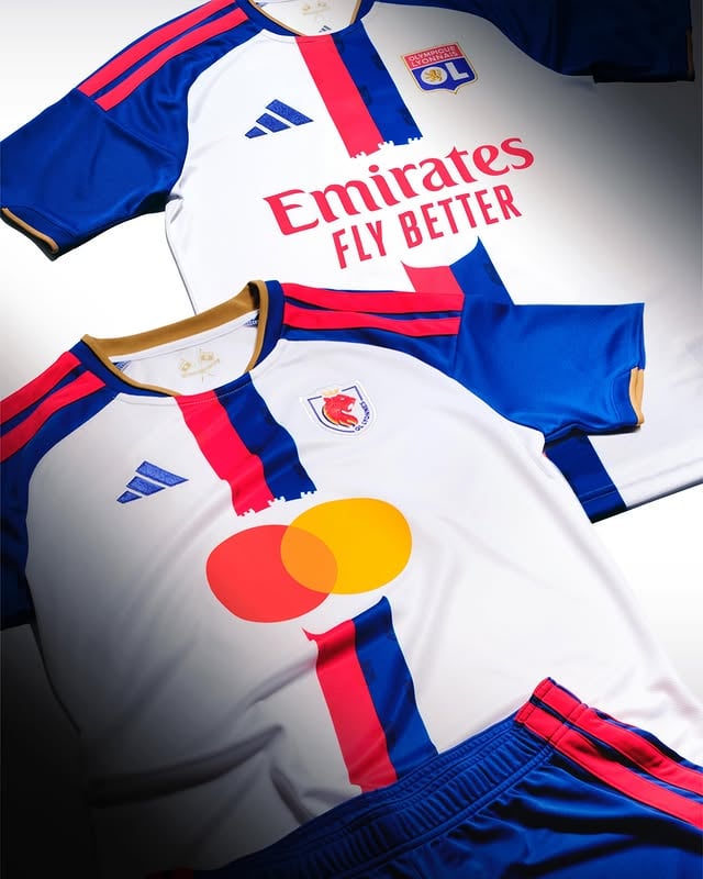 city, coats of arms, jersey: together as one.​

notre ville. nos armoiries. notre maillot. ​

introducing the new Olympique Lyonnais & OL Lyonnes Home Jersey 26/27, available now 🔗 🔴🔵