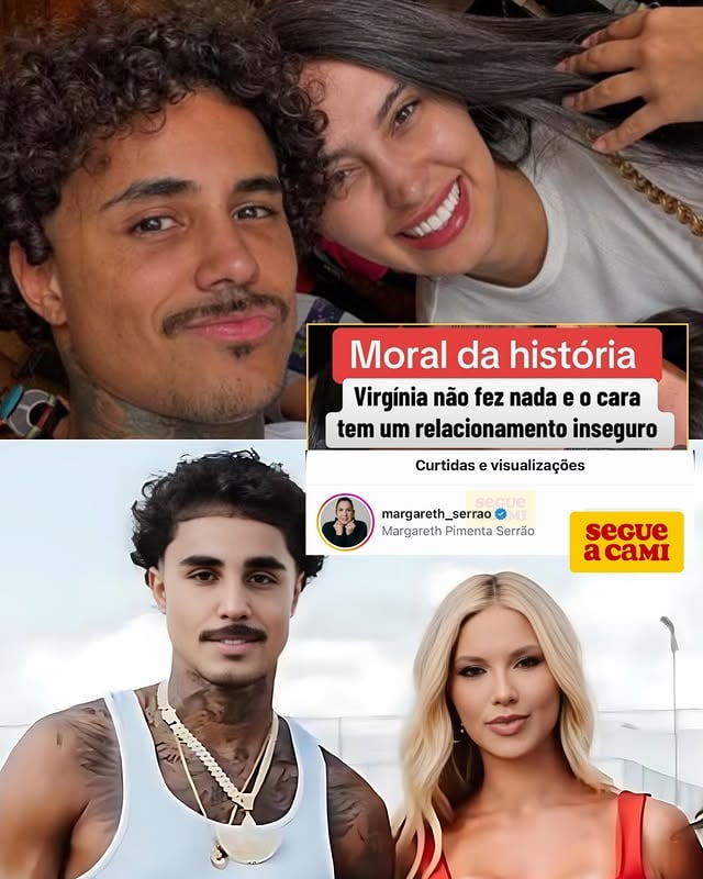 Relacionamento inseguro! Após a polêmica envolvendo Virgínia e Mc Livinho, Margareth Serrão, mãe da influenciadora, curtiu um post que diz que Virgínia não fez nada e o cara [Livinho] tem um relacionamento inseguro.

(Imagens/reprodução: @subcelebrities)