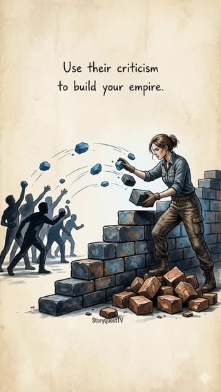 Turn the noise into building blocks 🧱

#growthmindset🌱 
#buildyourempire 
#hustlehard 
#motivation