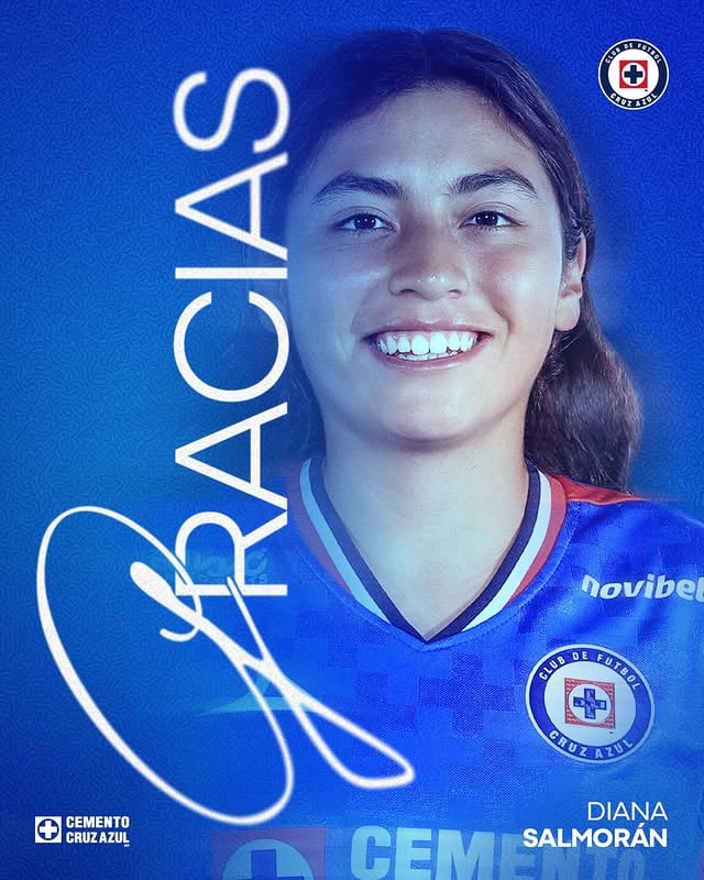Hoy termina la etapa de @d.salmoran.m como Celeste.Gracias por tu entrega, dedicación y compromiso con esta institución. Te deseamos todo el éxito del mundo en tus siguientes proyectos. #AzulDePorVida 🚂💙 by @cruzazulfemenil