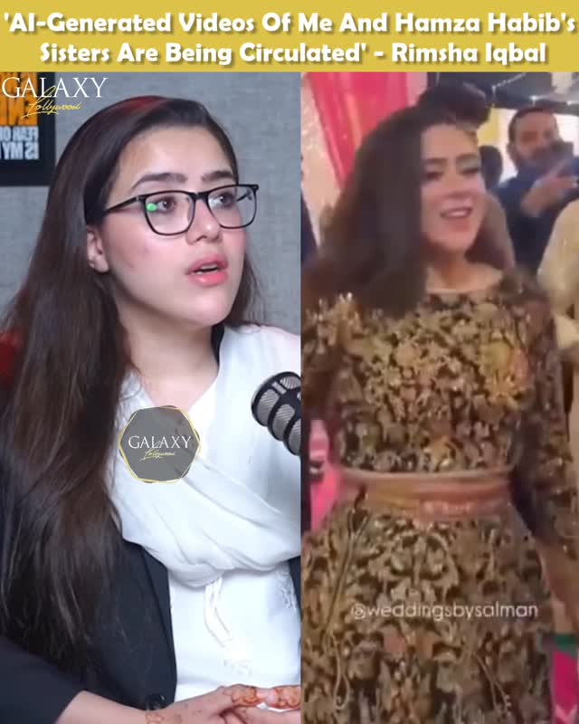 Rimsha Iqbal reveals that AI-generated videos featuring her and the sisters of Hamza Habib have been circulating online by the opposite party. She stated that the spread of such content was one of the key reasons they decided to pursue legal action, highlighting the serious impact of AI misuse and online harassment. #RimshaIqbal #MominaIqbal #SaqibChadhar #HamzaHabib ( 📷: YT/ Soch Digital)