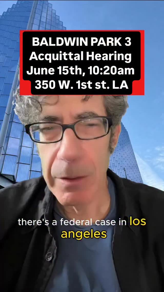The Baldwin Park 3 committee is working with one of the top Constitutional Attorneys in the US, who has been practicing law for over 50 years! He says their case sets a dangerous precedent for anyone who does Rapid Response or records ICE in public nationwide. If their conviction stands, ANYONE who records ICE in public can be charged and convicted of cyberstalking. We must stand with the BP3! This case has gotten very little news coverage locally and nationally! This case is an assault on 1st Amendment Rights. We need to get the word out everywhere. Please Share! Video by @slim.vampire BP3 Gofundme links are in our bio.#baldwinpark3 #iceoutofla by @ice_out_ofla