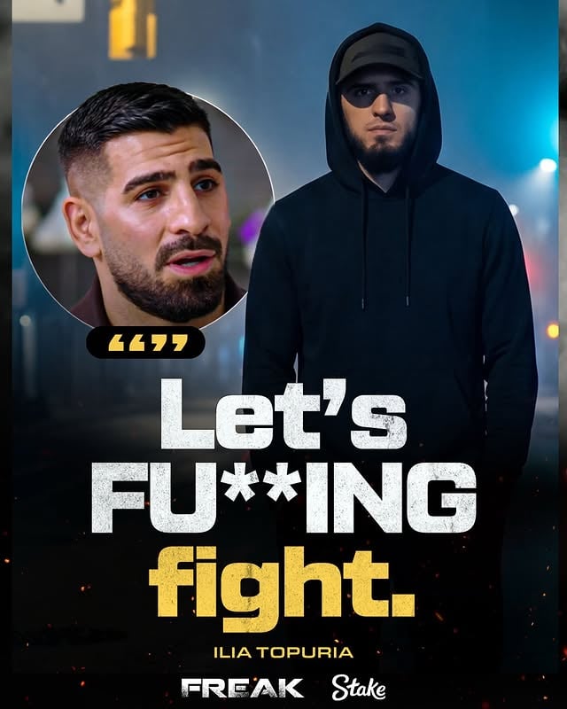 Ilia Topuria says Islam Makhachev’s size advantage means nothing to him. 👀

“If I’m walking on the street and he says something to me or whoever is walking with me, I wouldn’t ask him, ‘How much do you weigh? What’s your height?’ I’d be like, ‘Let’s f***ing go’.”

( via @complex )

Who wins in a street fight?👇