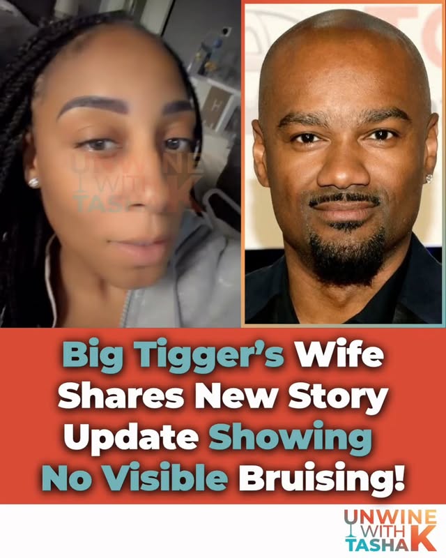 (#AD) — After sparking conversation online with a series of now-deleted posts, Big Tigger’s wife returned to Instagram with a new story update appearing in better spirits and without visible bruising.