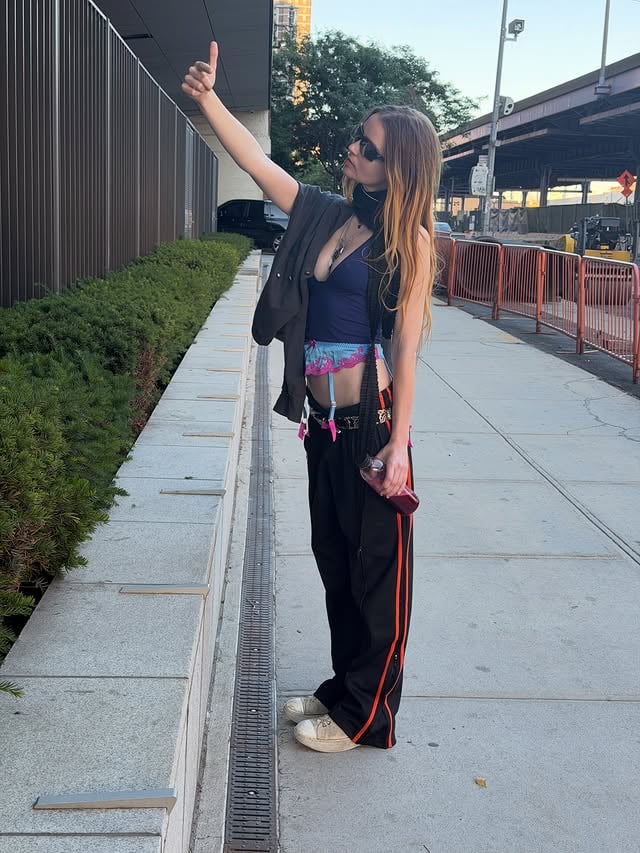 Me and @thomasbachman wearing @agentprovocateur @tankair @junyawatanabe @fredperry @jeanpaulgaultier @oakley @arnold_daniel @supremenewyork shot by myself and @thomasbachman. We only brought one phone on our walk by @ali_michael