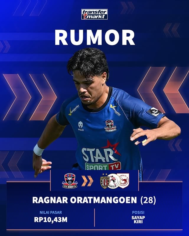 Dilansir dari SpartaNieuws, Sparta Rotterdam tengah membuka pembicaraan dengan Ragnar Oratmangoen. Belum ada kesepakatan yang tercapai, namun negosiasi antara pemain, klub, dan pihak terkait masih terus berlangsung. ⌛

Menariknya, sebelum rumor ini muncul, Ragnar sempat ramai dikaitkan dengan Bali United dan Garudayaksa. Kini, peluang kembali ke Belanda tampaknya mulai terbuka. 🇳🇱

_________________________
Ikuti semua Rumor di web Transfermarkt.co.id