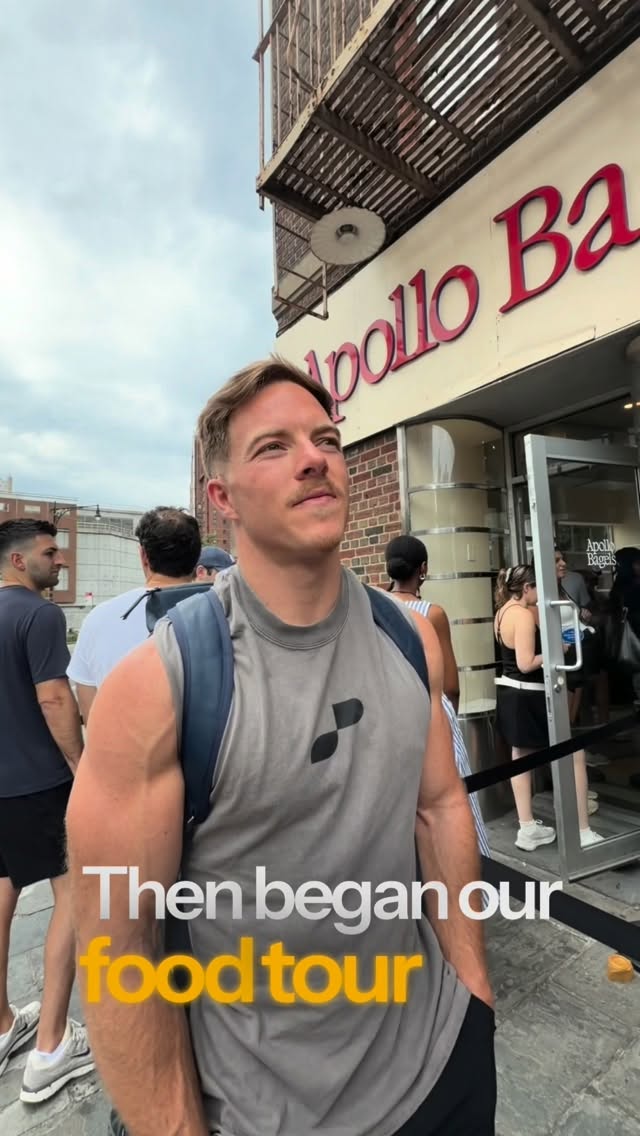 Went for the New York @hyroxworld, stayed for a food tour! Check out all of the tasty spots we stopped at during our short trip up to the Big Apple:@thealtar_nyc @apollobagels @magnoliabakery @lostacos1 @devocionusa @chachamatcha @leonsbagelsnyc @davidprotein @lindustriebk @rhythmzeronyc How’d we do!? What did we miss that we need to try next time? by @nohlsen