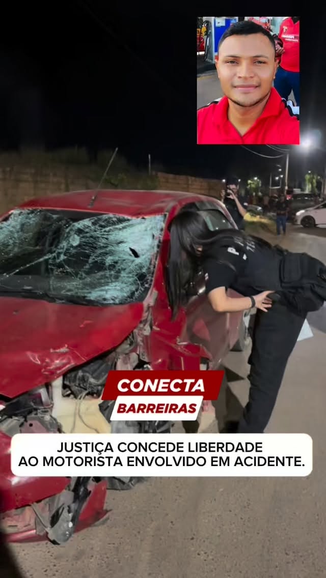 Qual é a sua opinião ? 

A Justiça concedeu liberdade ao motorista envolvido no acidente que vitimou o jovem Adriano José, ocorrido no dia 4 de junho, na Avenida Barão do Rio Branco, no bairro Vila Rica, em Barreiras. O investigado responderá ao processo em liberdade.

Já no caso do atropelamento do comentarista esportivo Flávio Santos, o suspeito permanece preso à disposição da Justiça.

Os dois casos têm gerado debates entre os moradores da cidade. E você, o que pensa sobre essas decisões judiciais? Deixe sua opinião nos comentários, sempre com respeito às partes envolvidas e ao trabalho da Justiça.