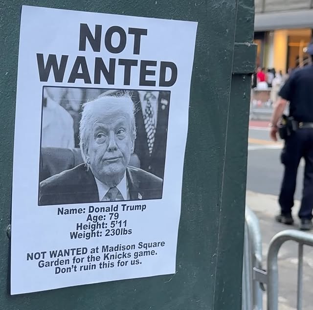 Outside MSG.