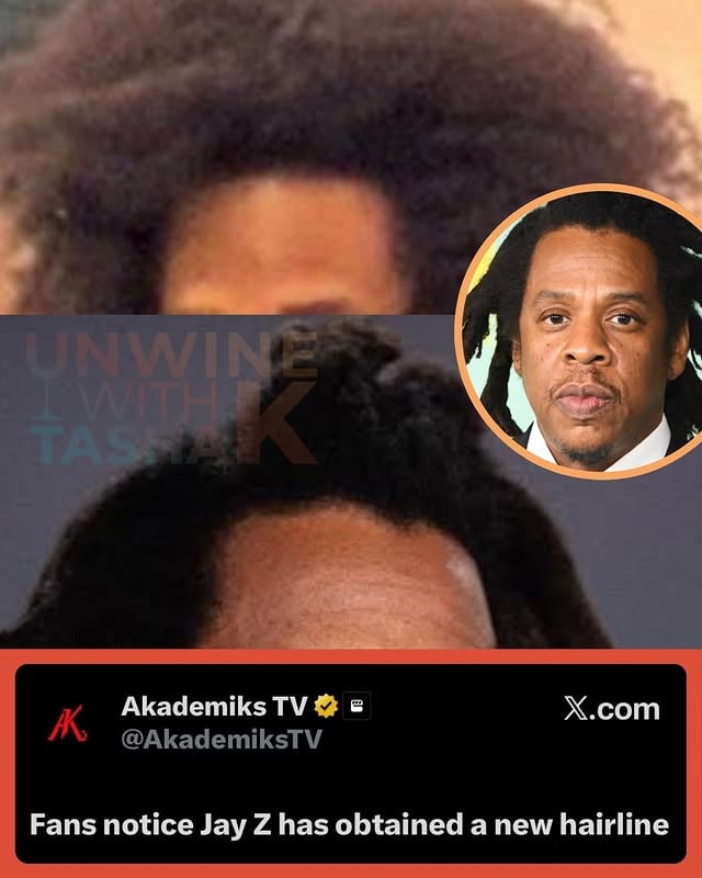(#AD) — Fans notice Jay Z has obtained a new hairline… Winos, thoughts? 👀